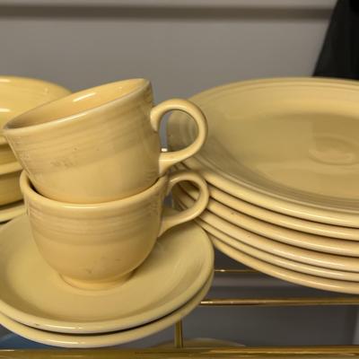 Homer Laughlin Yellow Fiesta Dishes