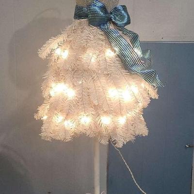 Decorative christmas tree light-up bodice