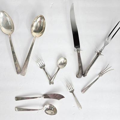 Sterling Silver (Marked) Towle “Old Lace” Serving Utensils, International Sterling “Prelude”, More
