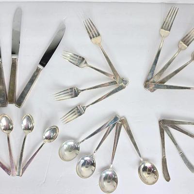 Sterling Silver (Marked) Towle Flatware Service For 4 (24 Pieces)