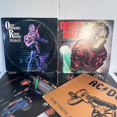 Vintage Vinyl Records: Hard Rock, Heavy Metal - Black Sabbath, Kiss, More