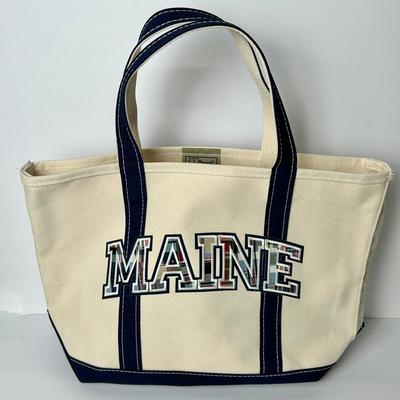 Vintage L.L. Bean Boat And Tote “Maine” Bag 