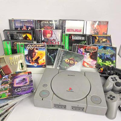 PlayStation 1 With Games - 007, Rainbow Six, Star Wars, & More