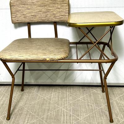 Vintage Midcentury Telephone Table/Desk - 27x15x28”