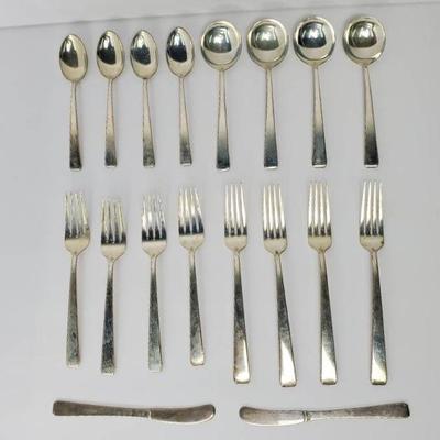 Sterling Silver (Marked) Towle Flatware Incomplete Service For 4 (18 Pieces)