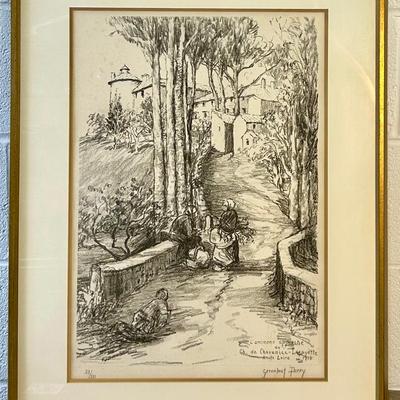 Clara Greenleaf Perry Signed & Numbered Print - Framed 30x22”