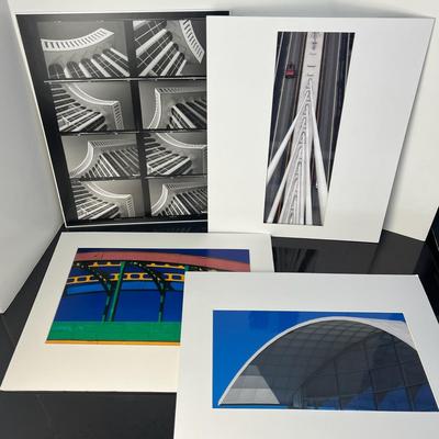 Chuck Bress Photography: Black & White & Color Architecture & Abstractions, Matted 16x20”
