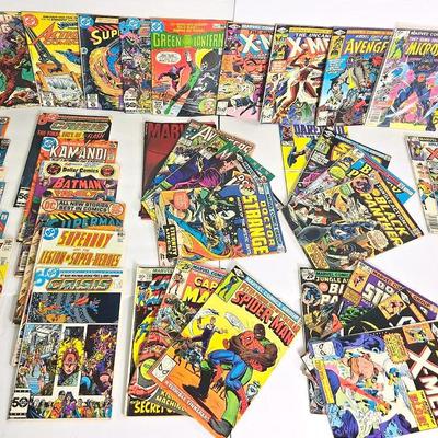Marvel & DC Mostly Bronze Age Comic Books: X-Men, Black Panther, The Avengers & More