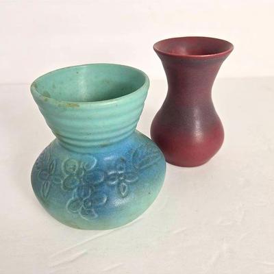 Van Briggle Ceramic Vases - 4.25-4.5”h