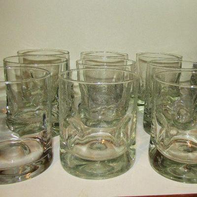 Libbey thumbprint whiskey glasses