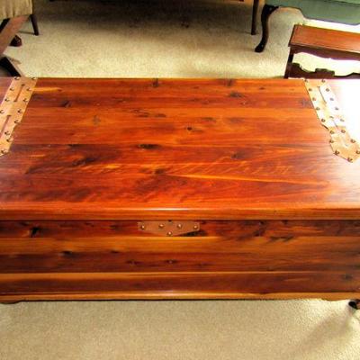 E.R. Furniture Co. vintage cedar & copper chest
