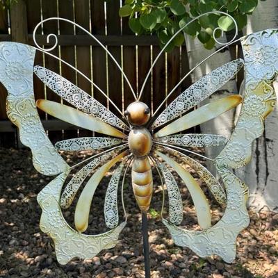 Metal Yard Art Butterfly