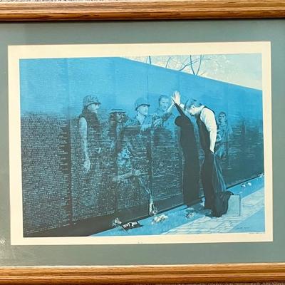 1988 Lee Teter " Reflections" Signed Print In Frame