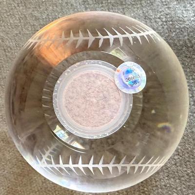MLB World Series Champions Crystal Baseball Game Dirt With Hologram 266693JB