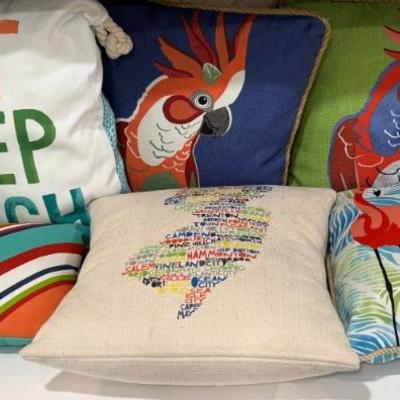 Assorted Throw Pillows - Solarium, Isaac Mizrah, Southern Roots, And Allen And Roth