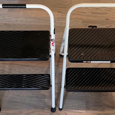 (2) 18" Folding Step Stools - Warner And Cosco