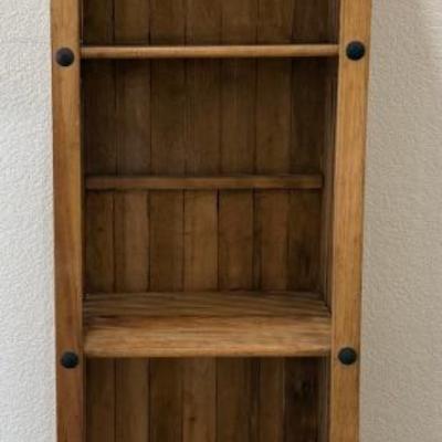 Toro Furniture Toallero Rancho Grande Rustic Wood Shelf With Iron Legs (as Is)