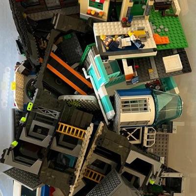 Tote Of Assorted Legos And Mega Bloks 