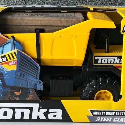 Tonka Steel Classics Mighty Dump Truck & Tools Set In Original Box
