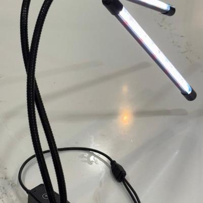 Double Head LED Clamp Lamp