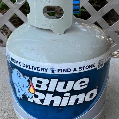 Blur Rhino Half Full 15 Pound Propane Tank