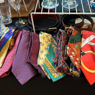 Designer silk ties