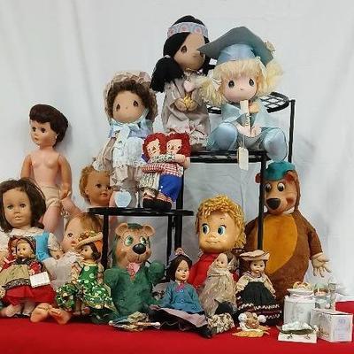 Vintage Precious Moments Dolls Plus More