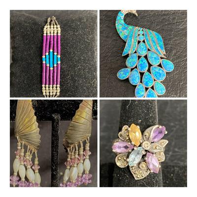 Turquoise And Amethyst Jewelry