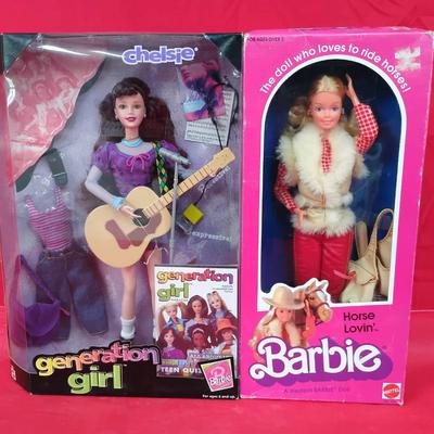 Mattel "Horse Lovin' Barbie" And "Generation Girl Chelsie" Sealed Doll 
