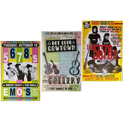*signed* Jerry Clayworth & The 5678s Posters 
