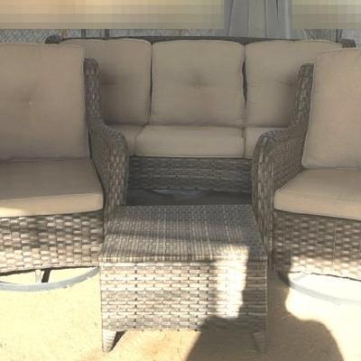 4-pc. Wicker Patio Set