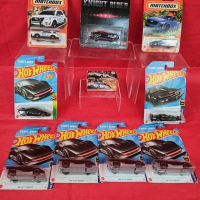 Hot Wheels Knight Rider Toy Model Car Collection W/ Matchbox Addons