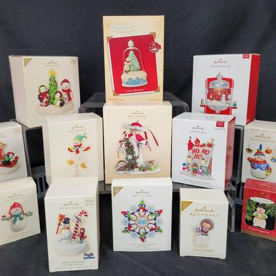 Hallmark Keepsake Ornaments: Snowmen