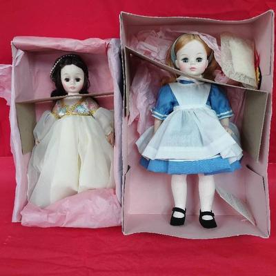 Madame Alexander "Alice In Wonderland" And "Juliet" Vintage Dolls