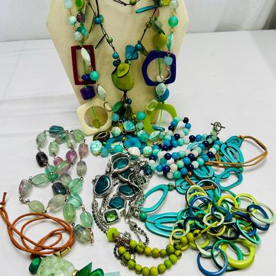 Nice Lot of Chicos & More in Hue of Blue / Green