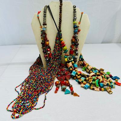 Four Colorful and Unique Necklaces