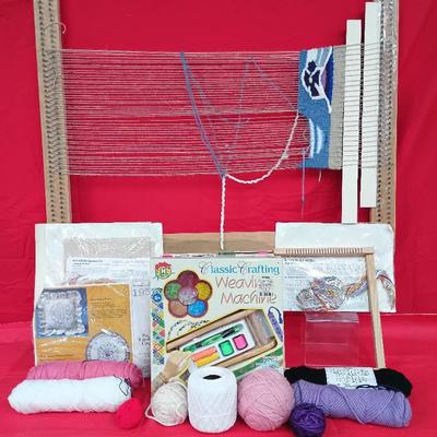 Weaving And Threadwork Hobby Supplies W/ Loom And More