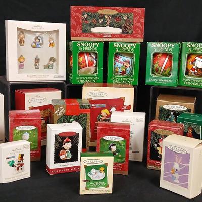 Hallmark Ornaments - Snoopy and Charlie Brown
