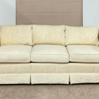 Crème Baroque Sofa By Drexel Heritage 
