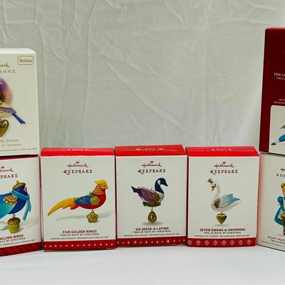 Hallmark 12 Days of Christmas Ornaments 2012-2021 + 12 Little Days of Christmas