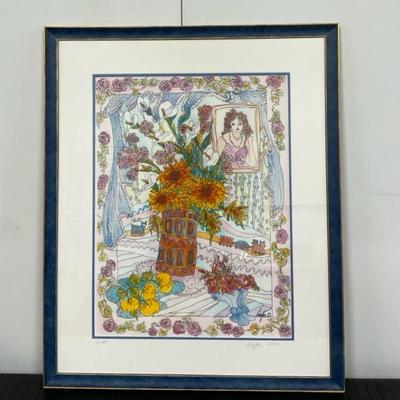 Barbara Bayla Signed Print, 6/199 Limited Edition 