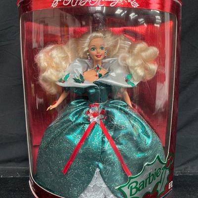 1995 Happy Holidays Special Edition Barbie  Doll