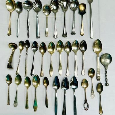 (33) Specialty Spoons: Sugar, Sauce, Demitasse & More