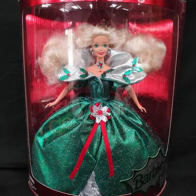 1995 Special Edition "Happy Holidays" Barbie Doll Box Set