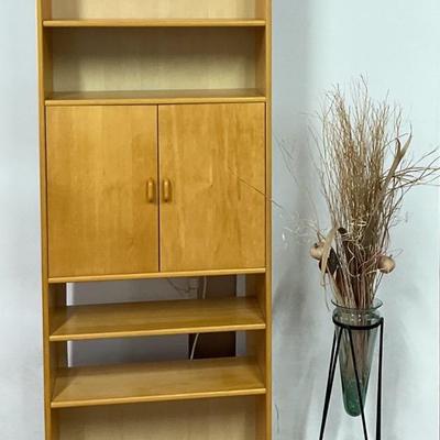 Danish Bookcase And a Glass Planter Stand