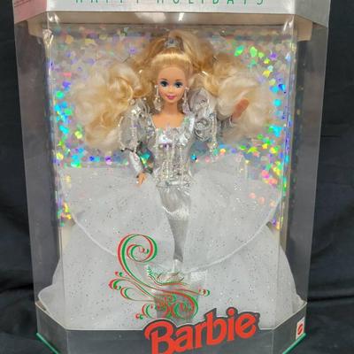 Happy Holidays Barbie NIB
