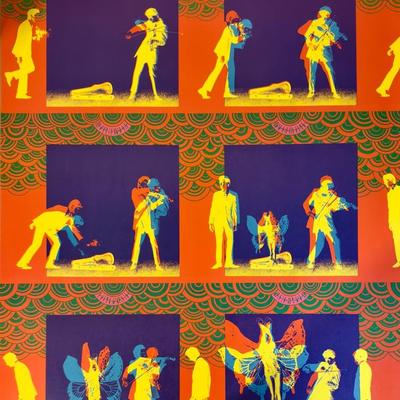 *signed* Victor Moscoso “Versatility And love” Neon Rose 1967 Poster