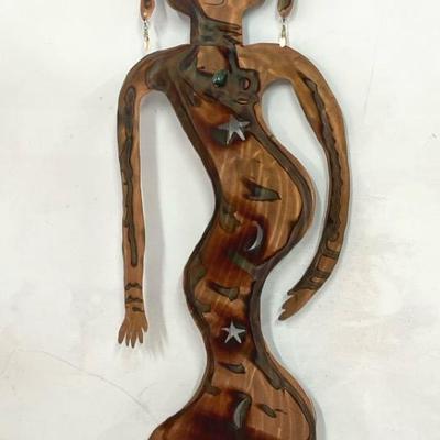 Ray Rizzo Copper Native Dancer Wall Art