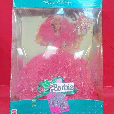 Mattel 1990 Special Edition "Happy Holidays" Barbie Box Set