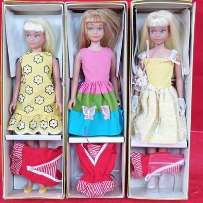 Trio Of Mattel "Skipper" Dolls W/ "Twist N Turn" Variant And More